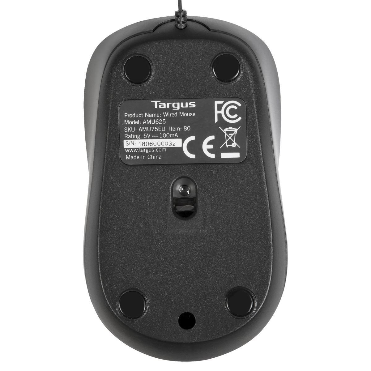 EAN 5051794002737 - Targus AMU75EU ratón Viajes Ambidextro USB tipo A 1000 DPI imagen 3