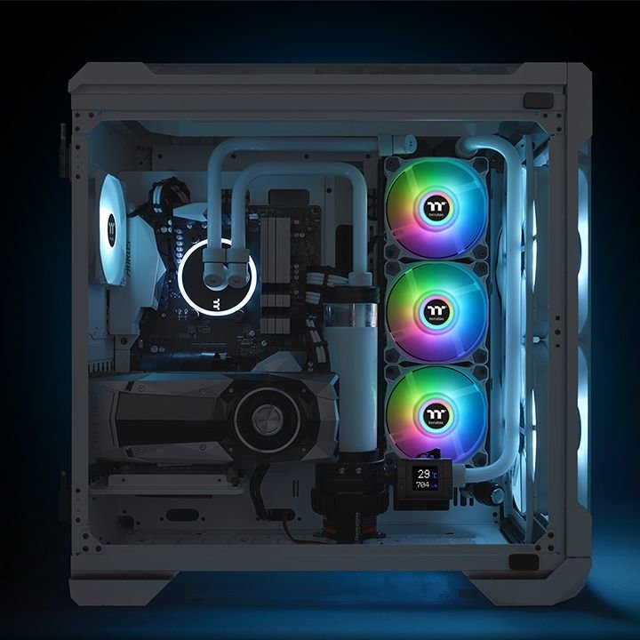 EAN 4713227524162 - Thermaltake Pure Duo 12 Universal Ventilador 12 cm Blanco 2 pieza(s) imagen 6