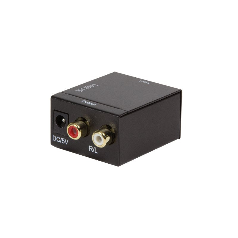 Convertidor De Audio Logilink Coaxial Y Toslink A Analógico L R
