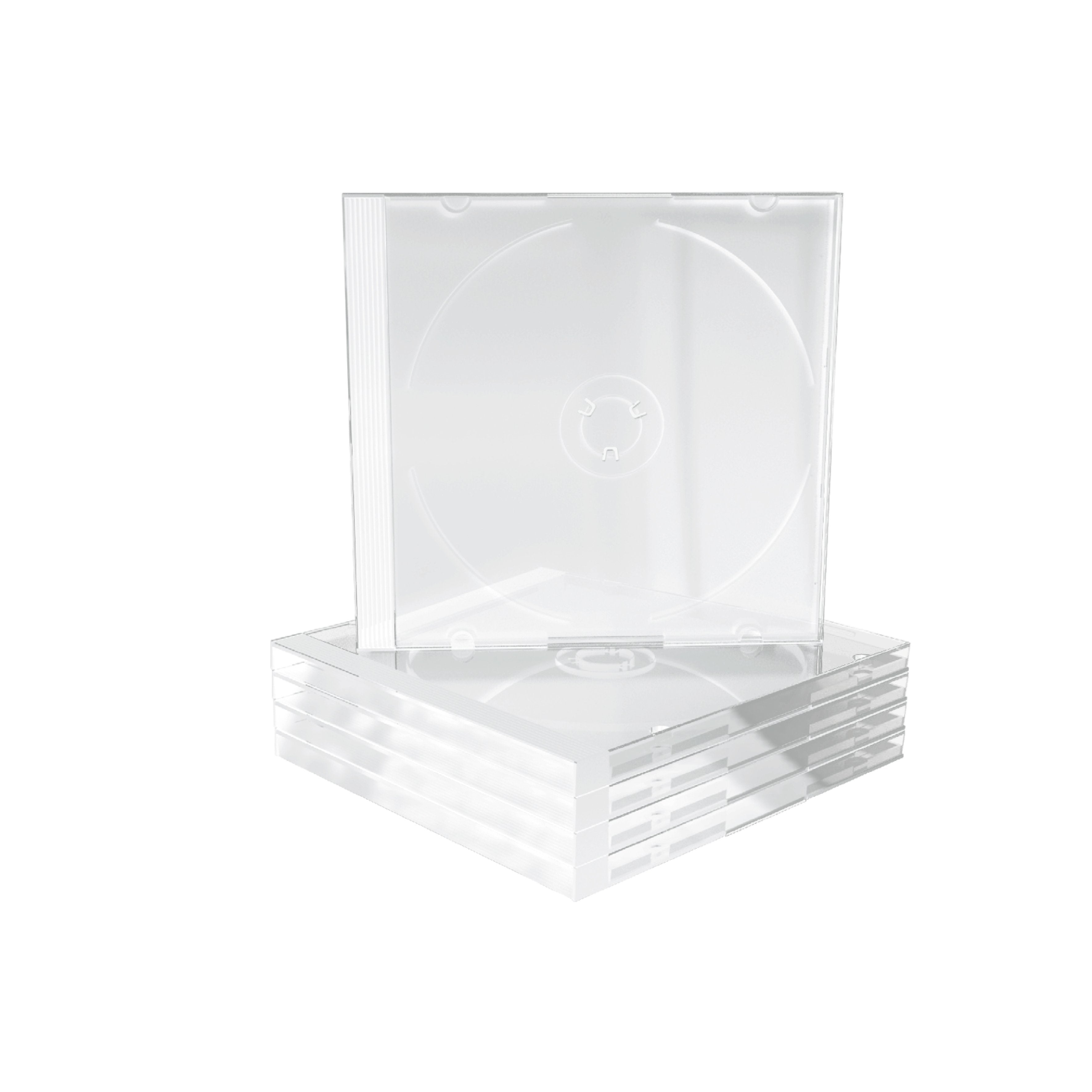 Mediarange Box31-T Funda Para Discos Ópticos Caja Transparente Para Cd 1 Discos Transparente 5 Uds