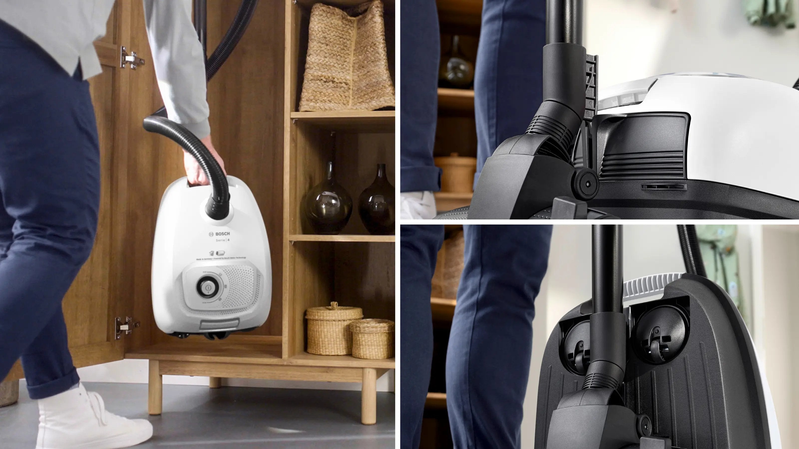 EAN 4242005484027 - Bosch BGB41WH1 aspiradora 4 L Aspiradora cilíndrica Secar 600 W Bolsa para el polvo imagen 3