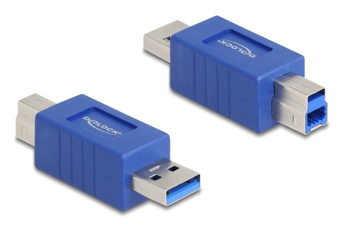 Delock Adaptador 5gbps Usb A Mecker Zu B Mecker Gekreuzt