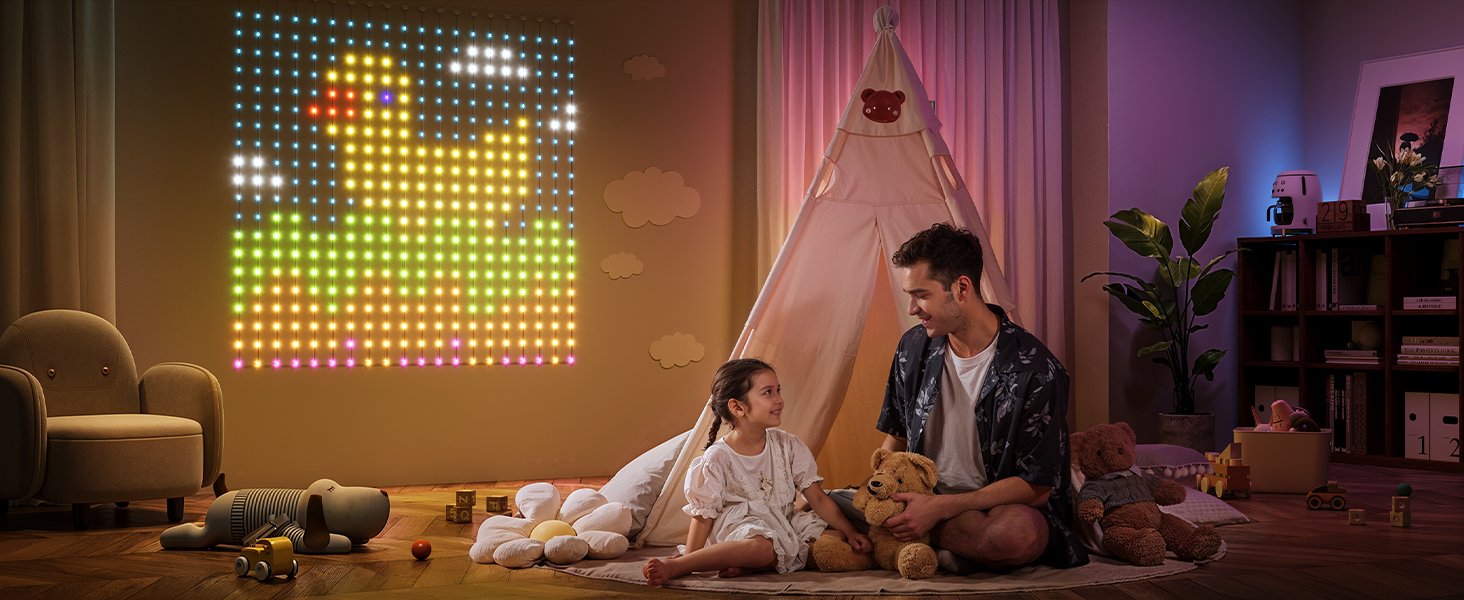 Govee H70bc Wifi & Bluetooth Curtain Light (Netflix Co-Branding Version)