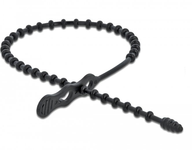 Delock Bridas Reutilizable L 210 X W 4,5 Mm Negro 10 Piezas