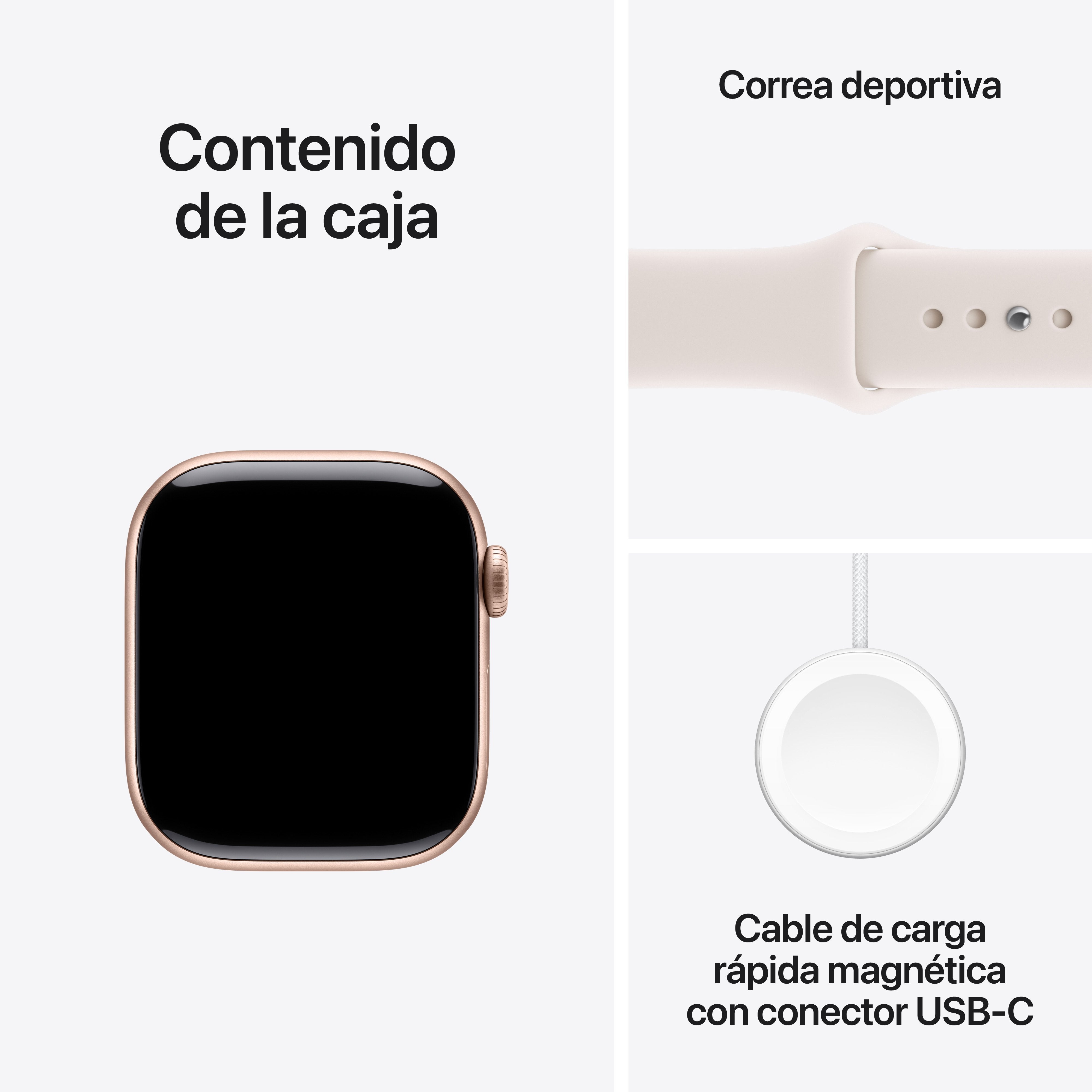 EAN 0195950461190 - Apple Watch Series 11 OLED 42 mm Digital 374 x 446 Pixeles Pantalla táctil Oro rosa Wifi GPS (satélite) imagen 8