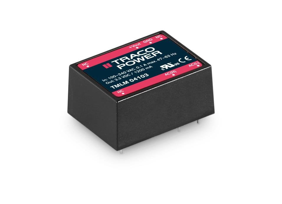 Traco Power Tmlm 04124 Alimentatore Da Circuito Stampato Ac/Dc 24 V/Dc 0.167 A 4 W