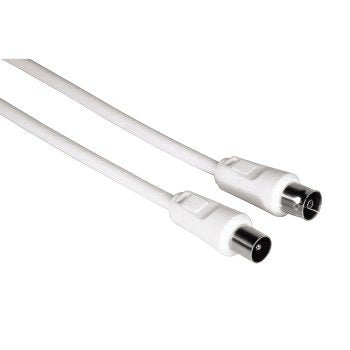 Hama Cable Coaxial De Antena Macho/Hembra - Longitud 10m - Doble Blindaje - Apantallamiento 75db - Impedancia 75ohm -