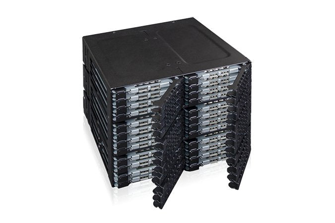 Icy Dock Mb924ip-B Parte Carcasa De Ordenador Universal Funda De Disco Duro, Chasis Intercambiable Negro, Universal, Funda De Disco Duro, Metal, Negro, 2.5", Ce, Rohs, Reach
