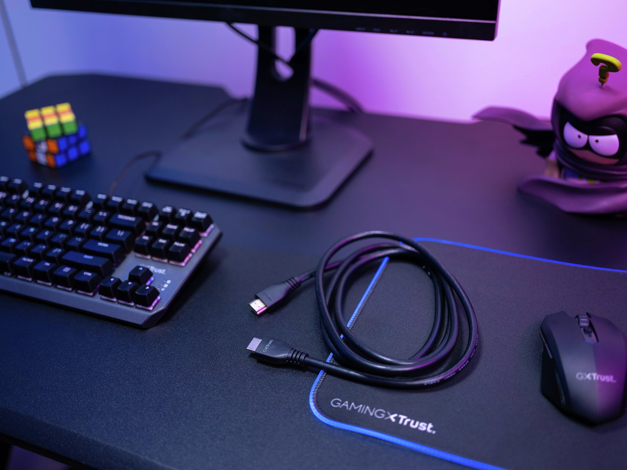 Cable Hdmi 2.1 8k Trust Gaming Gxt 731 Ruza Hdmi Macho Hdmi Macho 1.8m Negro