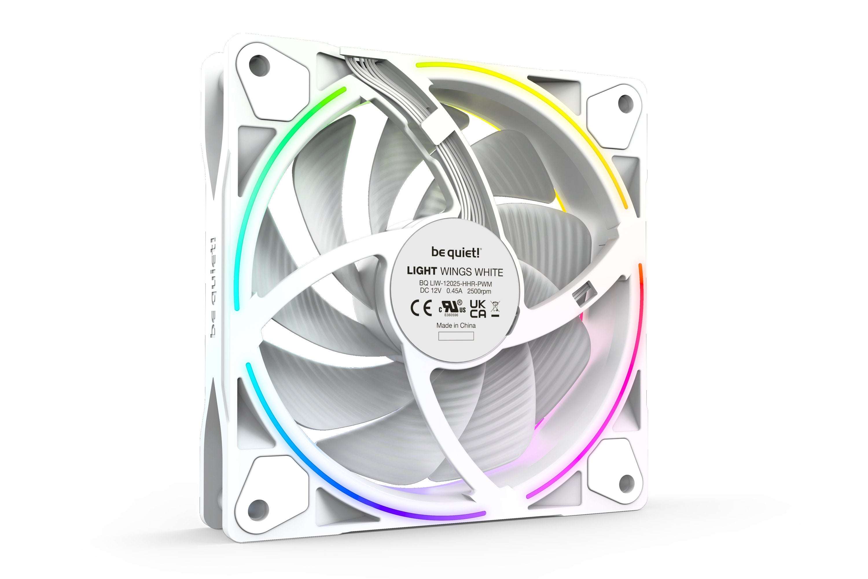 Be Quiet! Light Wings Blanco 120mm Pwm High Speed Triple-Pack