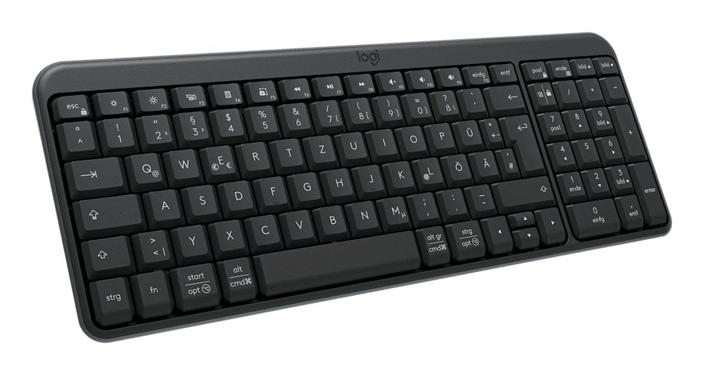 Logitech K250 Compact Wireless Keyb. Graphite Bluetooth De