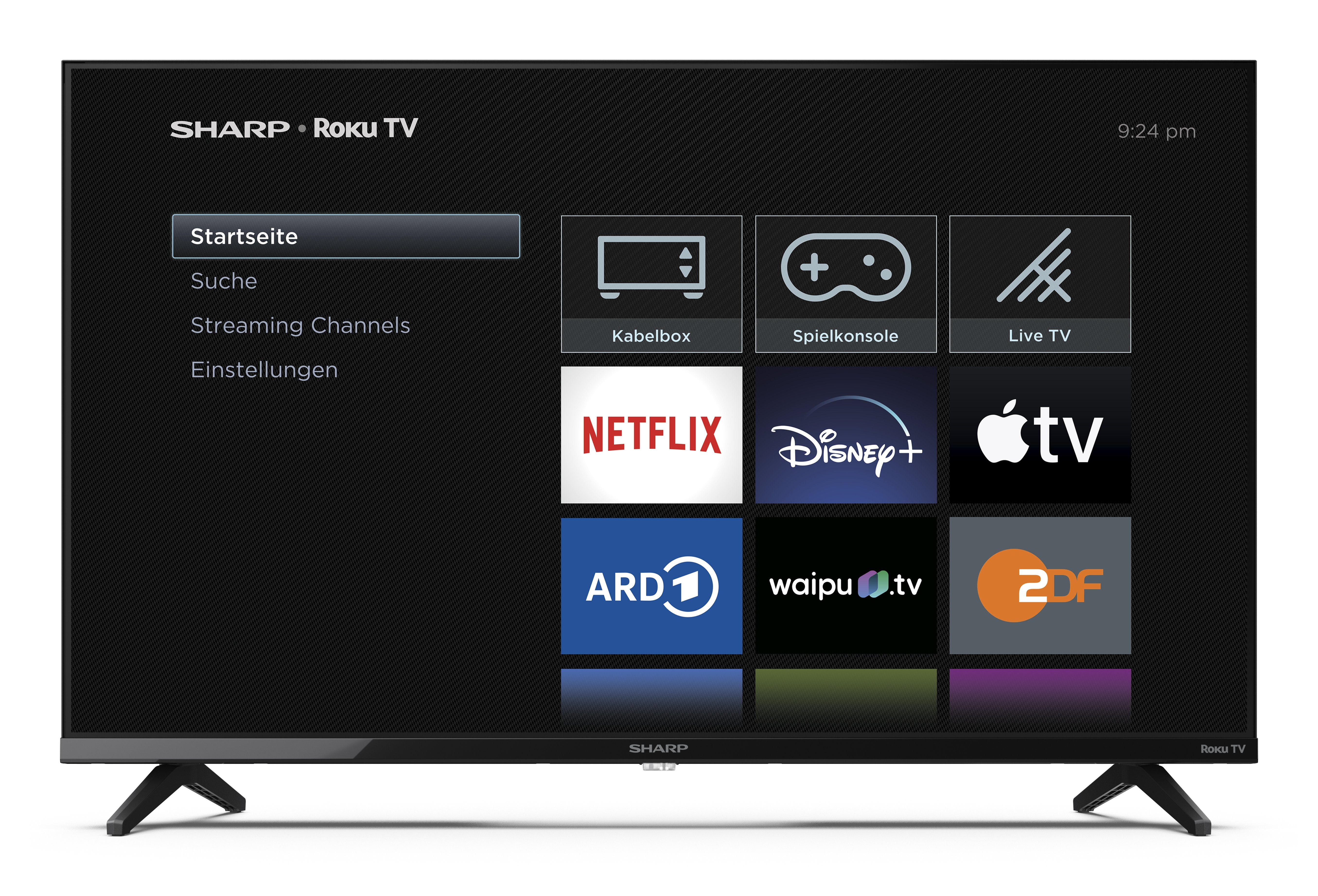 Televisor Sharp 32gd2225e 32" Hd Smart Tv Wifi Negro 1t-C32gd2225e