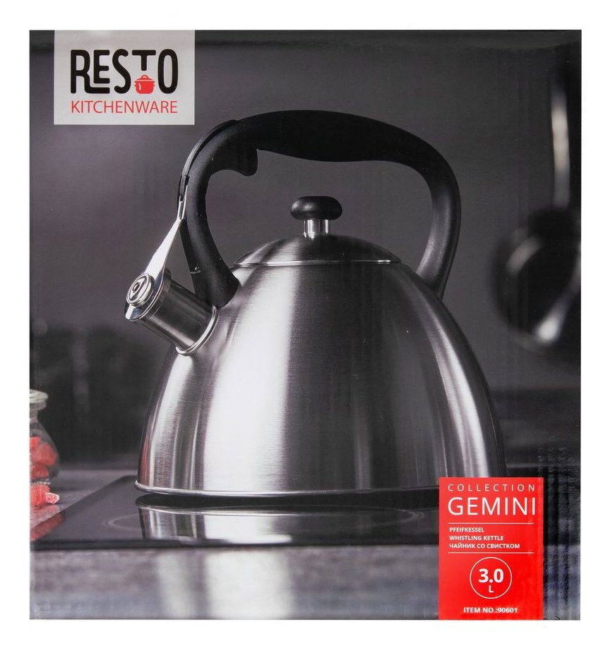 EAN 4260403577288 - Resto Kitchenware 90601 tetera 3 L Acero inoxidable imagen 11