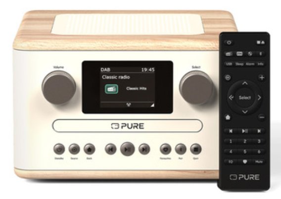 Pure Classic C-D4 Digitalradio White Oak Eu Uk