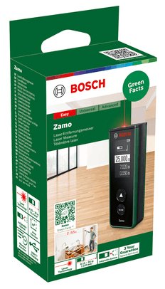 EAN 4059952569604 - Bosch Zamo Medidor láser de distancias Negro, Verde 25 m imagen 7