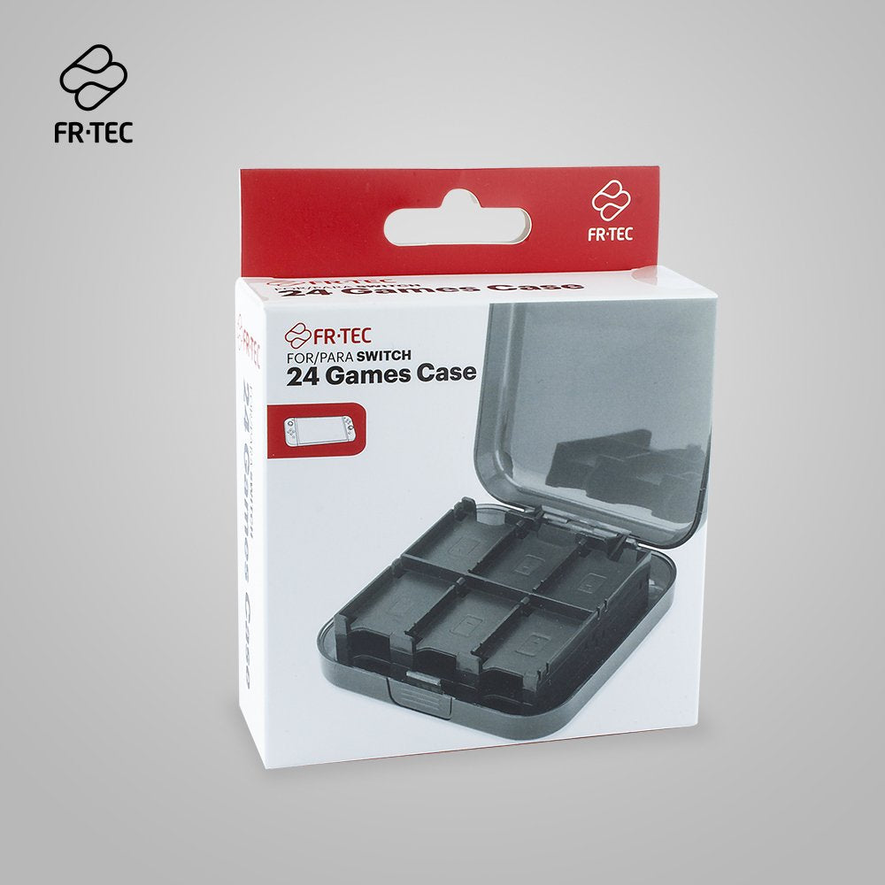 Caja De Almacenamiento Para Juegos Nintendo Switch Fr-Tec 24 Games Case Capacidad Para 24 Juegos Y 2 Micro Sd