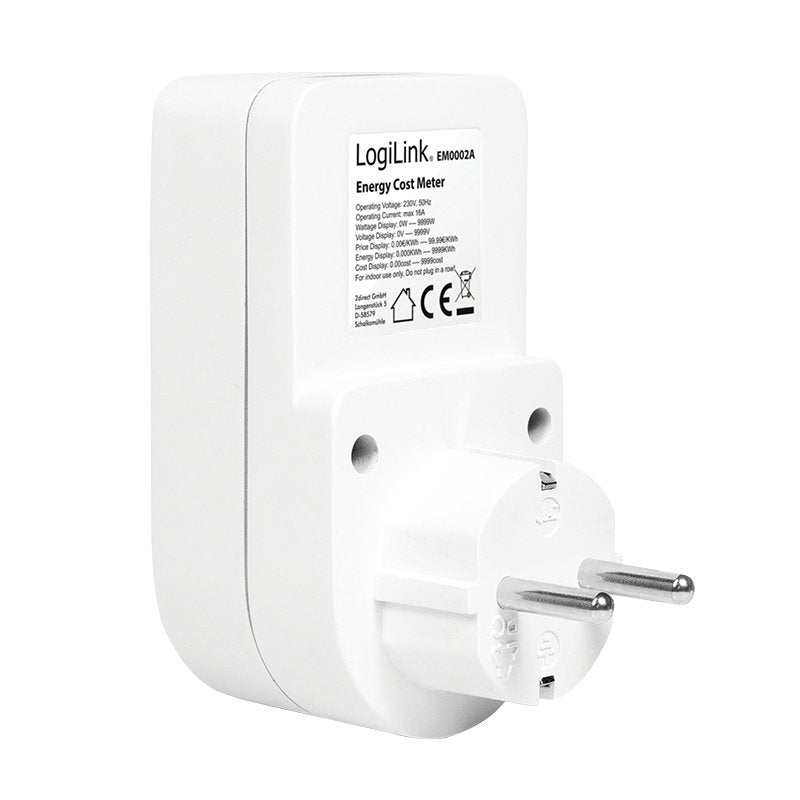 Logilink Em0002a Medidor De Coste Energético Corriente Alterna