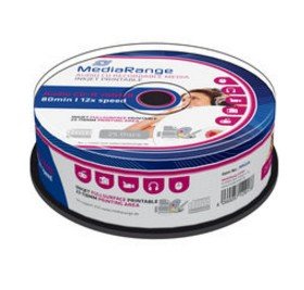Mediarange Cd-R 700mb 25 Piezas De Audio Totalmente Imprimible