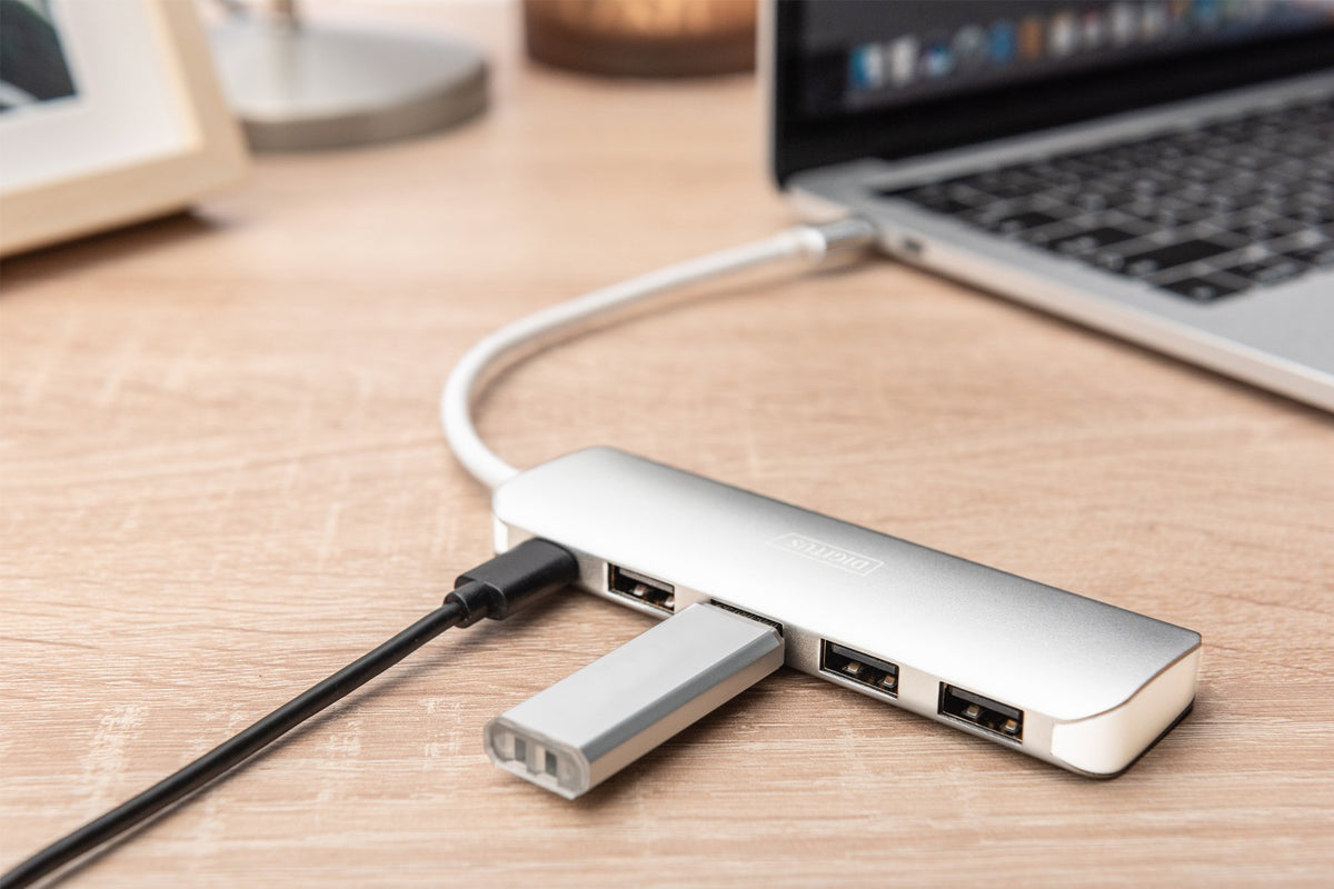 EAN 4016032455653 - Digitus DA-70242-1 hub de interfaz USB 3.2 Gen 1 (3.1 Gen 1) Type-C 5000 Mbit/s Plata imagen 3