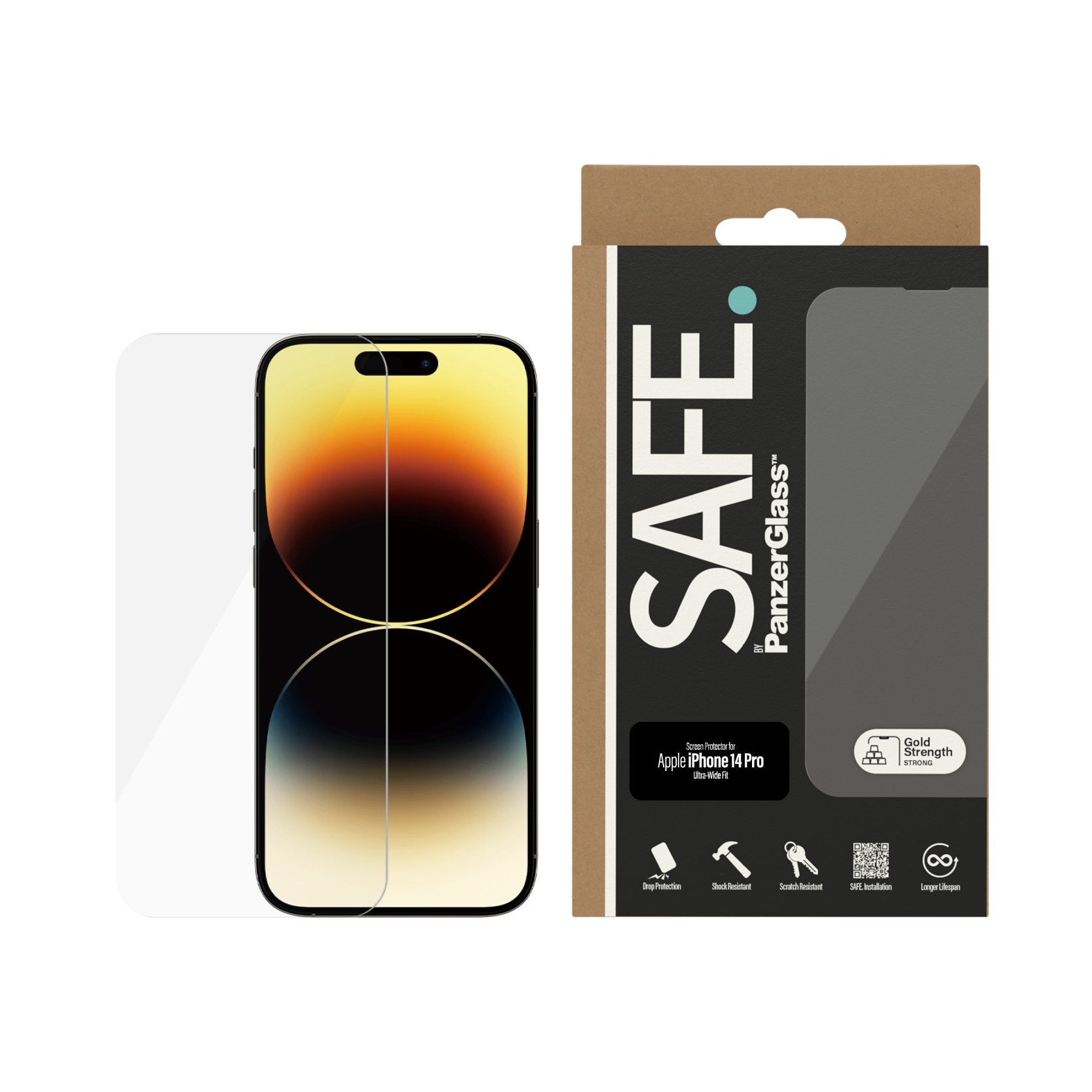 Protector De Pantalla  Apple - Iphone 14 Pro Panzerglass Safe Iphone 2022 6.1 Pro Uwf Case Friendly