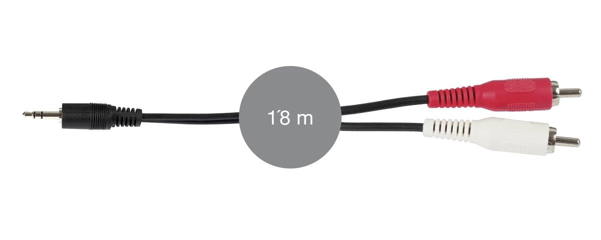 Techlink 2 Rca - 1jack 3.5 St 1m 640021