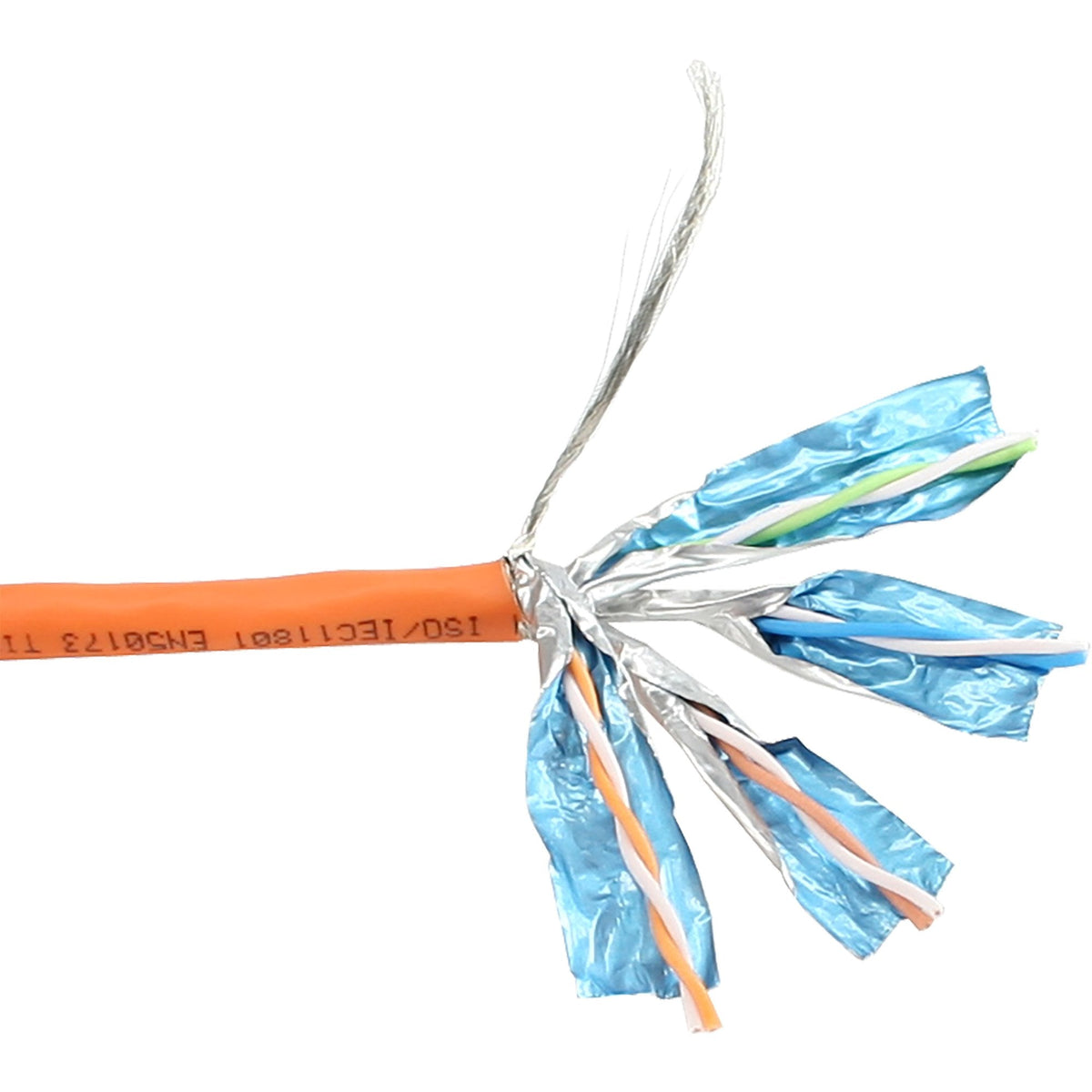 Cable De Instalación Sólido Inline 250mhz S/Stp Cat.6 Cu Awg23 Libre De Halógenos 50m