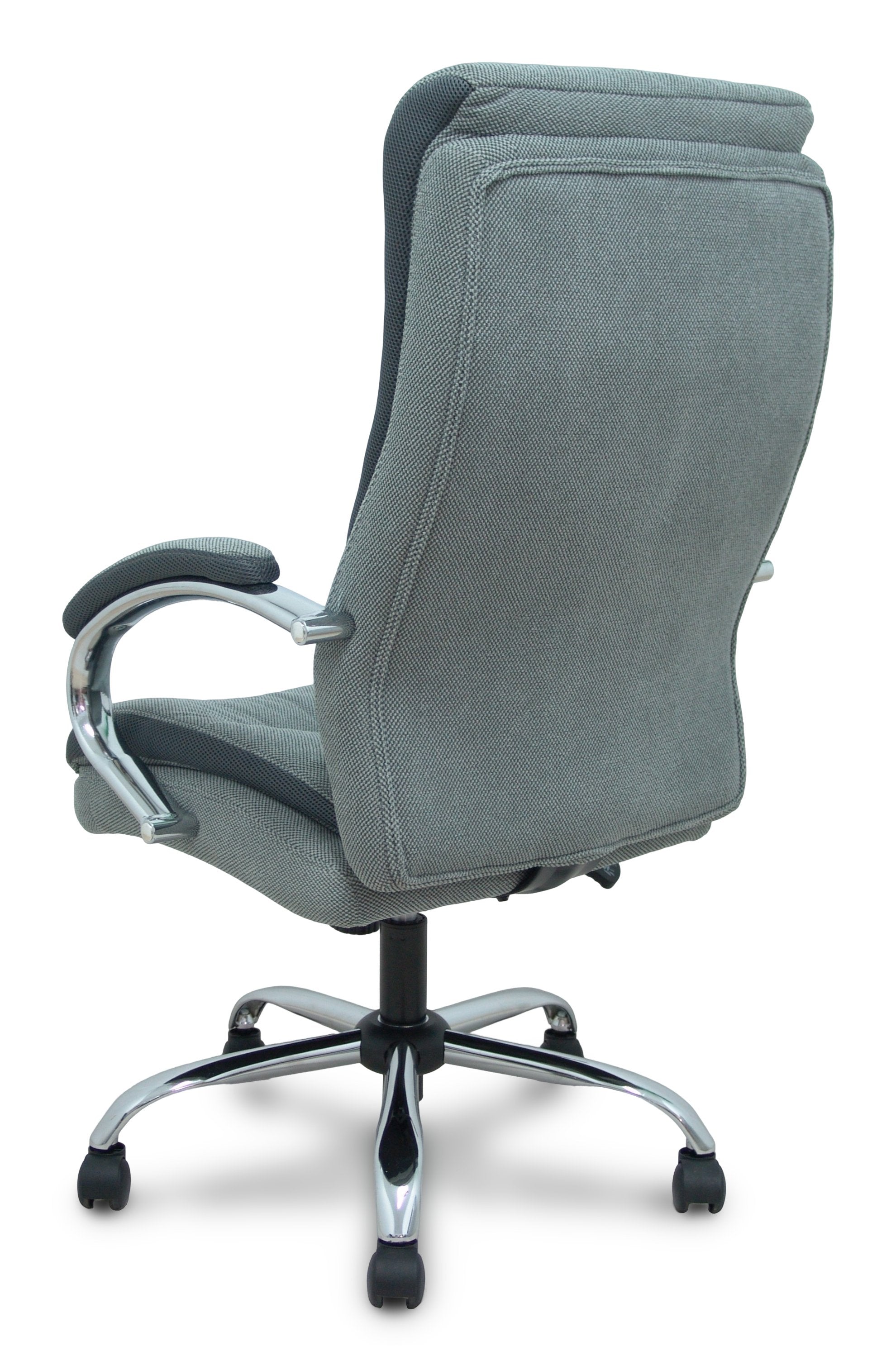 Piqueras Y Crespo Forol Sillon Opti533 Basculante Tapizado Tela Color Gris Base Cromo Ruedas Nailon