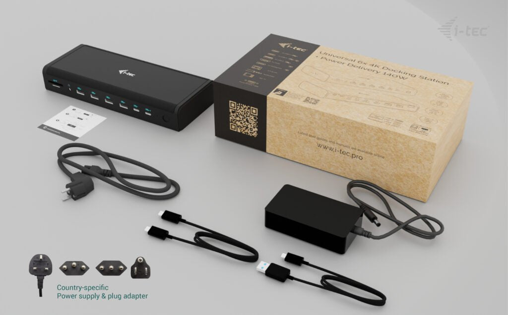 EAN 8595611706929 - i-tec CA6MONITORDOCKPD base para portátil y replicador de puertos Alámbrico USB 3.2 Gen 1 (3.1 Gen 1) Typ imagen 3