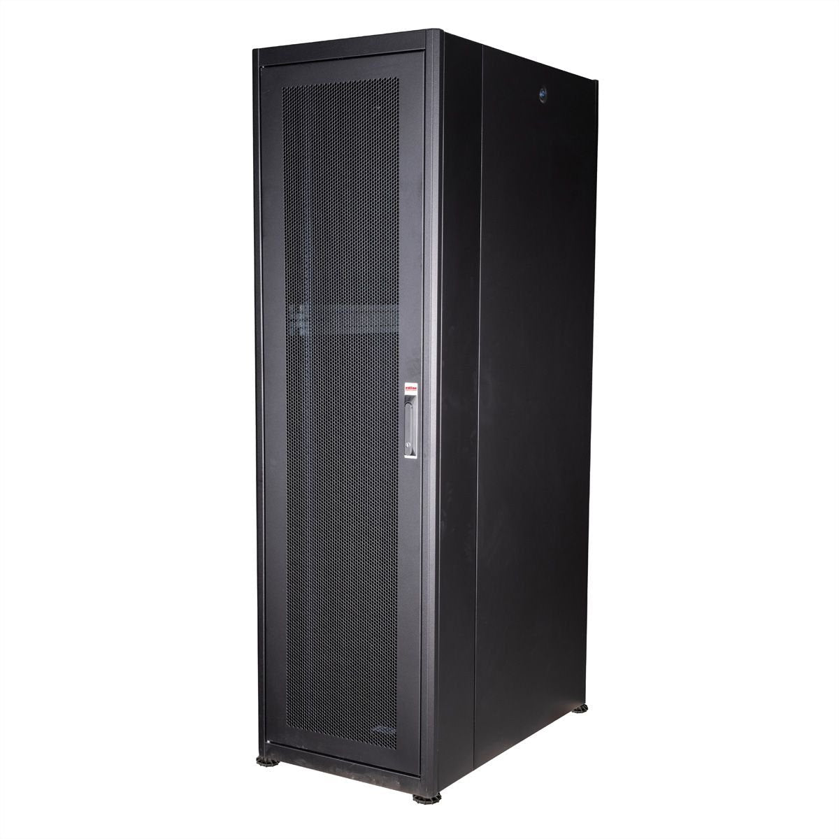 Roline 19-Zoll Serverschrank Basic 42 He, 600x1000 Bxt Perforiert Schwarz