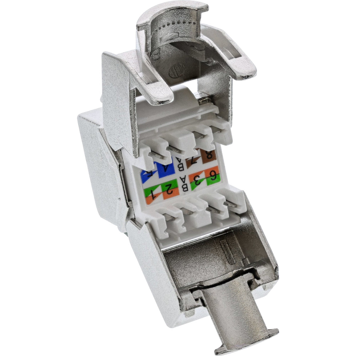 Módulo Inline Rj45 Keystone Jack Cat.8.1