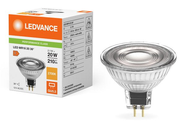 Osram Led Mr16 P Lámpara Led Blanco Cálido 2700 K 2,1 W Gu5.3 F