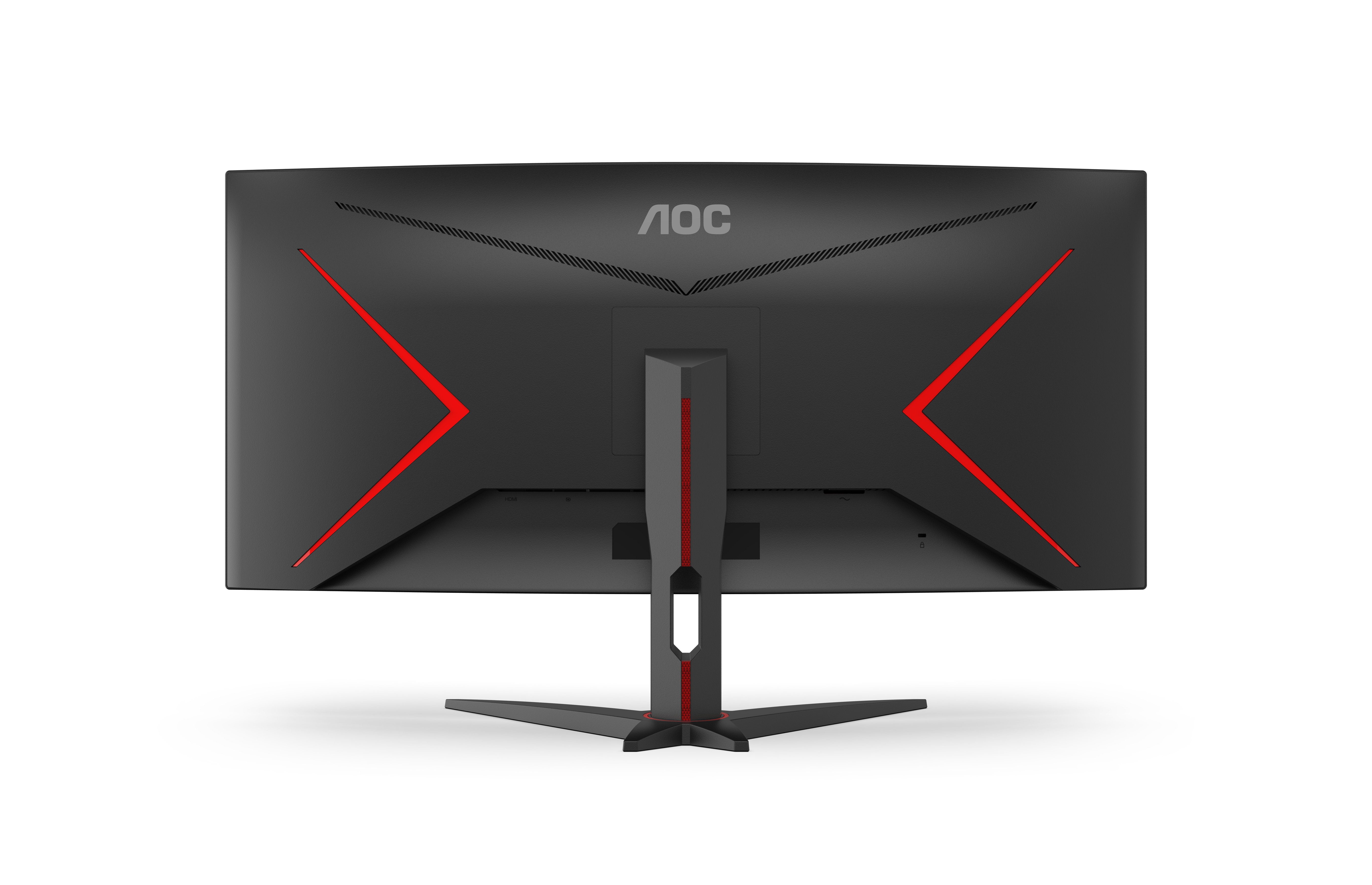 Monitor  Aoc G2 Cu34g2xe/Bk  [34] 3440 X 1440 Pixeles Negro, Rojo