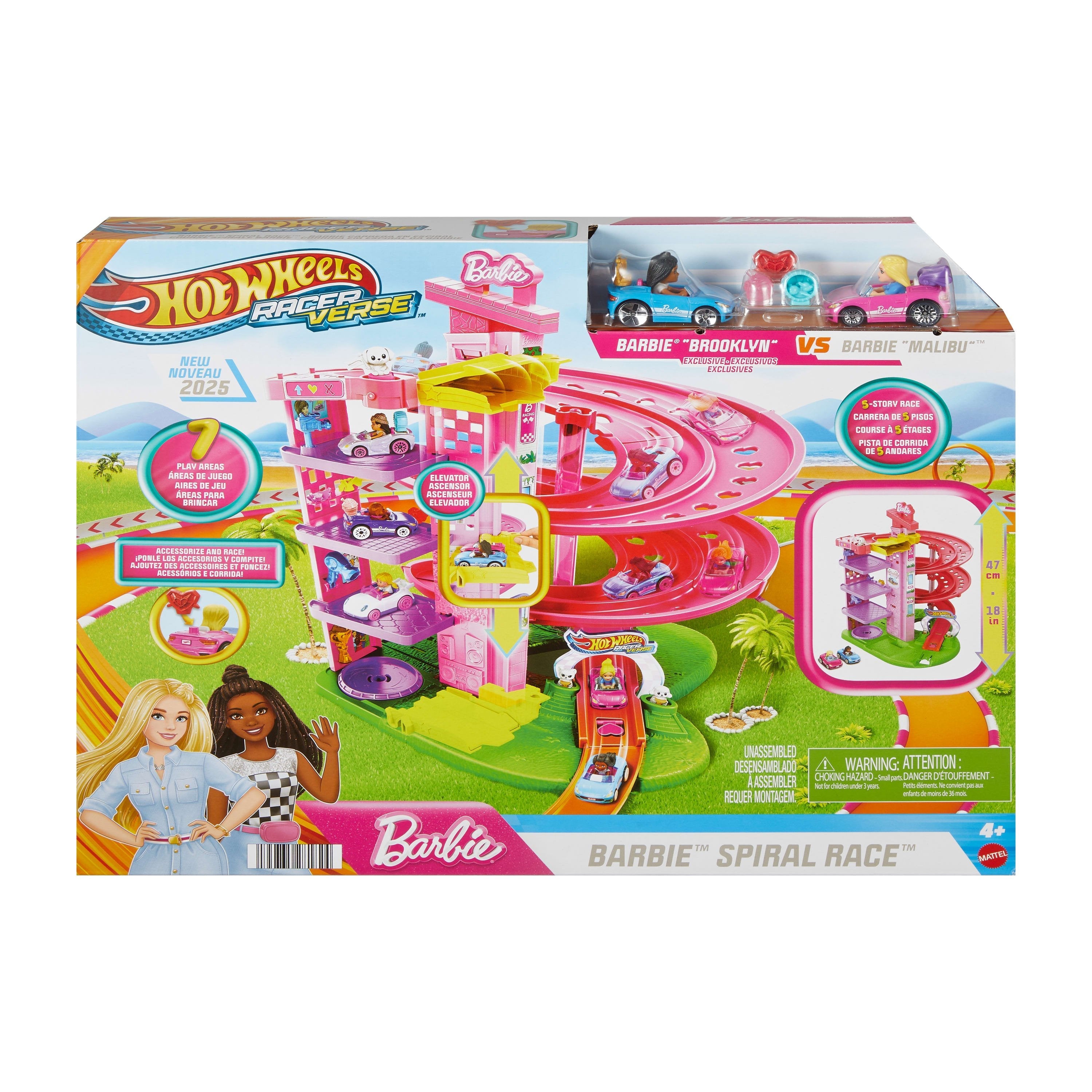 Tor Wyscigowy Racer Verse Barbie Spiral Race