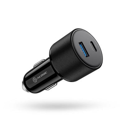 Alogic Rapid Power 100w Car Charger 1 X Usb-C & 1 X Usb-A Port With 1m C To C Cable [2years Warranty]