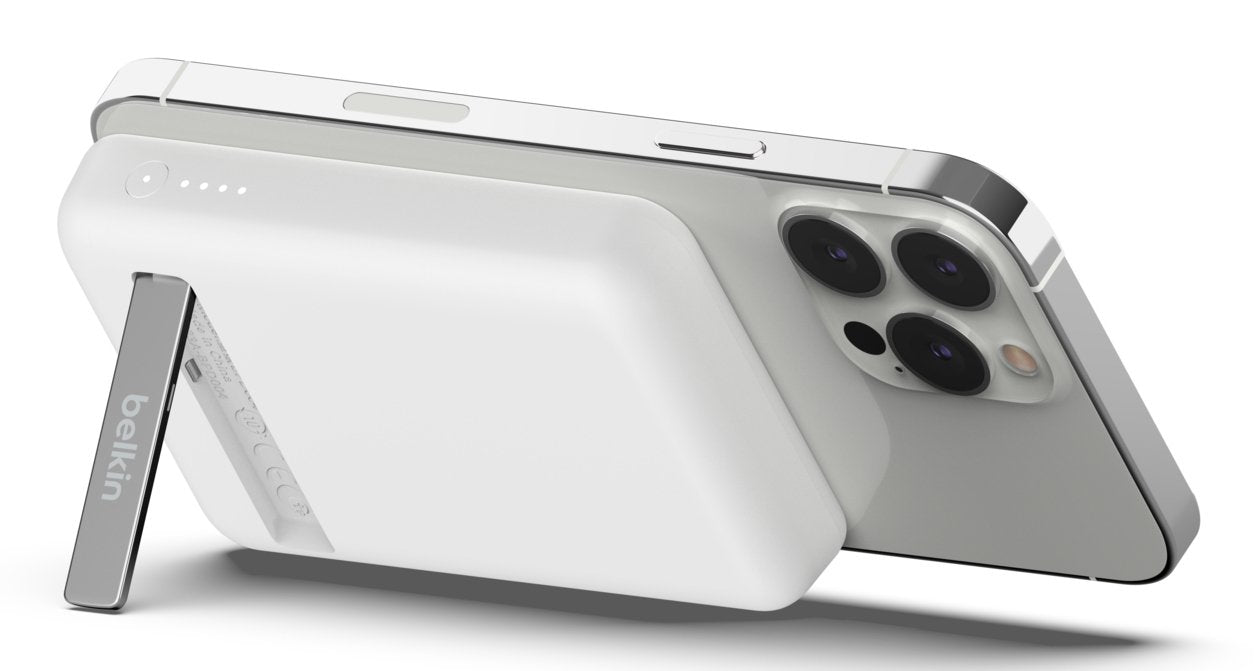 Cargador Inalámbrico Belkin Boostcharge 5000 Mah  Blanco