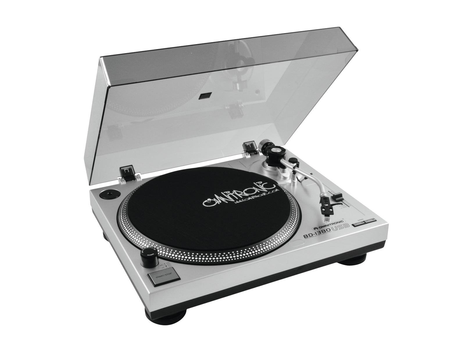 Tocadiscos  Omnitronic Bd-1380 Silver