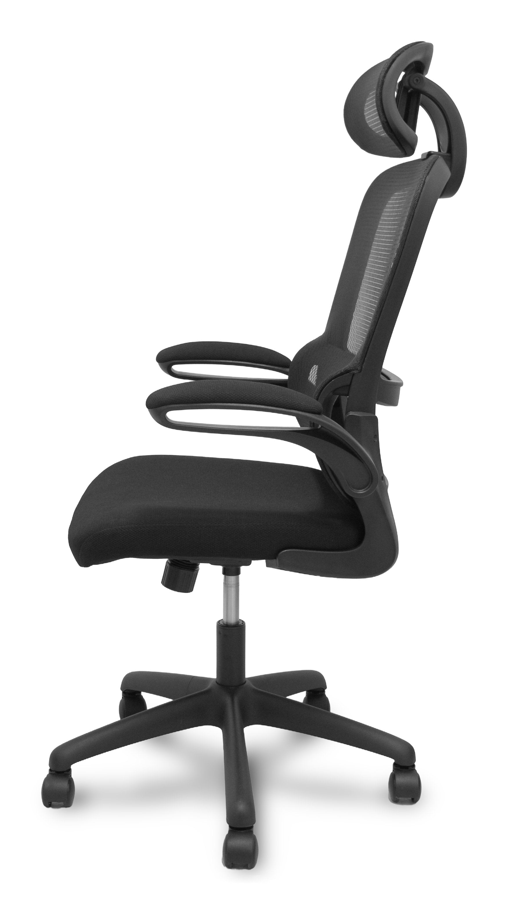 Piqueras Y Crespo Forol Silla Pro525 Respaldo Malla Negro Asiento Tela Color Negro Y Cabecero