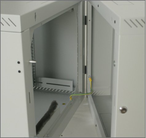 EAN 8595105018576 - Triton 19" Rack Wall-mount 6U/250 glass door Bastidor de pared Gris imagen 3
