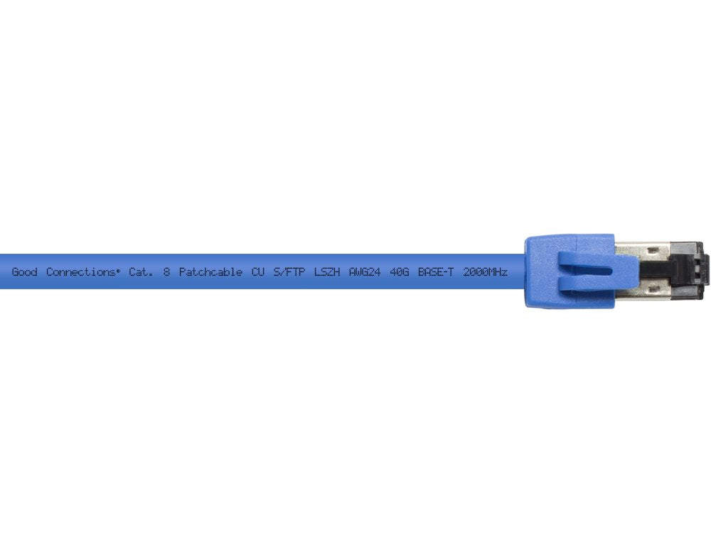 Rns® Cable De Red Cat. 8.1, S Ftp, Pimf, Halogenfrei (Lszh), 2000mhz, 40gbit S, Blau, 1,5m, Good Connections®