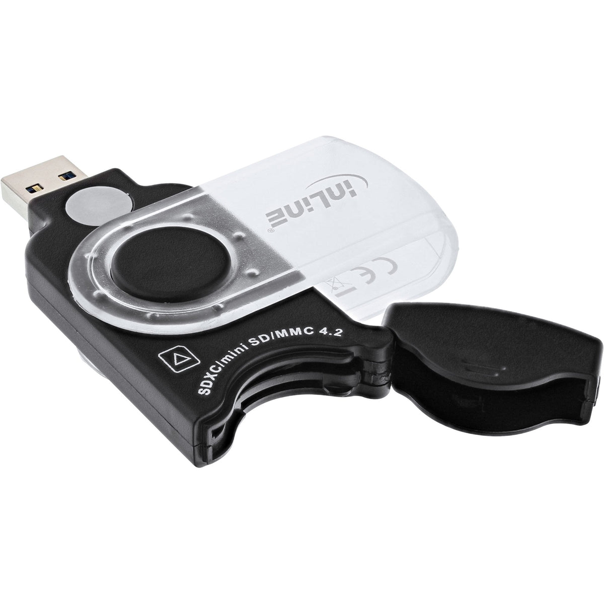 Lector De Tarjetas Inline Mobile Usb 3.0, Para Sd/Sdhc/Sdxc, Microsd