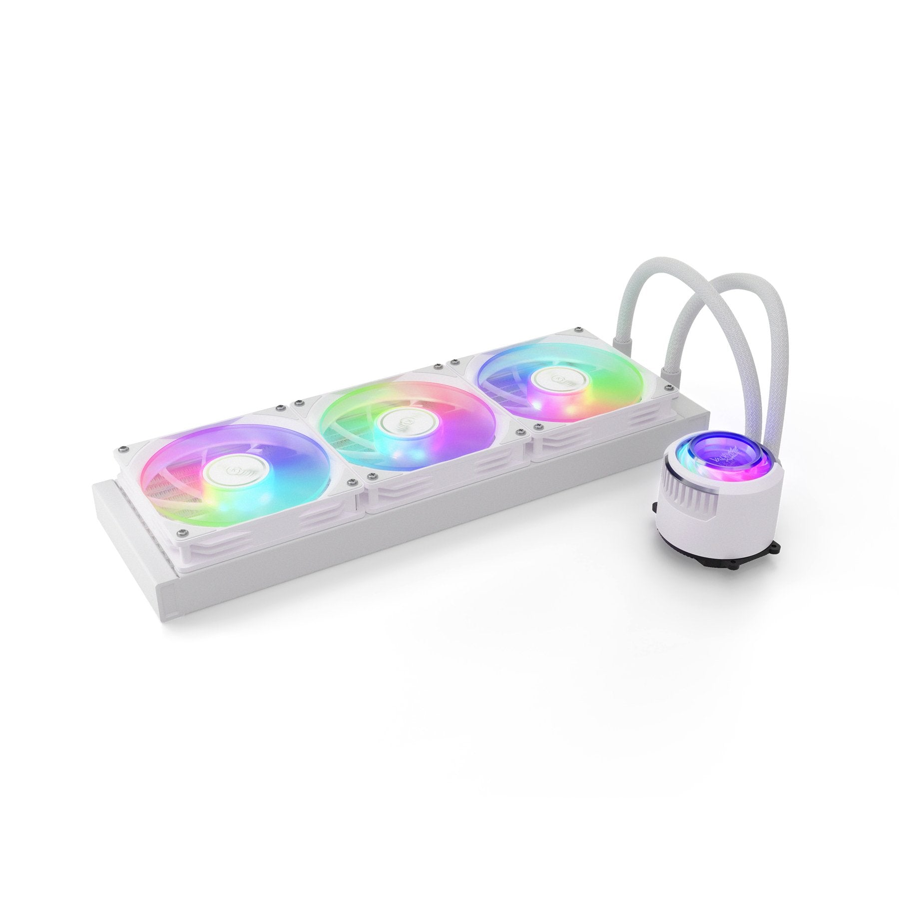 Refrigeracion Liquido Cpu Valkyrie Jarn  360 Argb Blanco