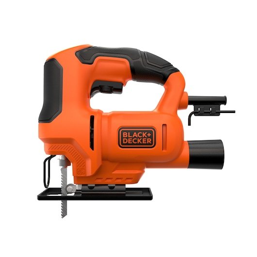 Sierra De Calar De Velocidad Variable Black Decker Bes603-Qs De 400 W Y 18 Mm, Color Naranja Y Negro.