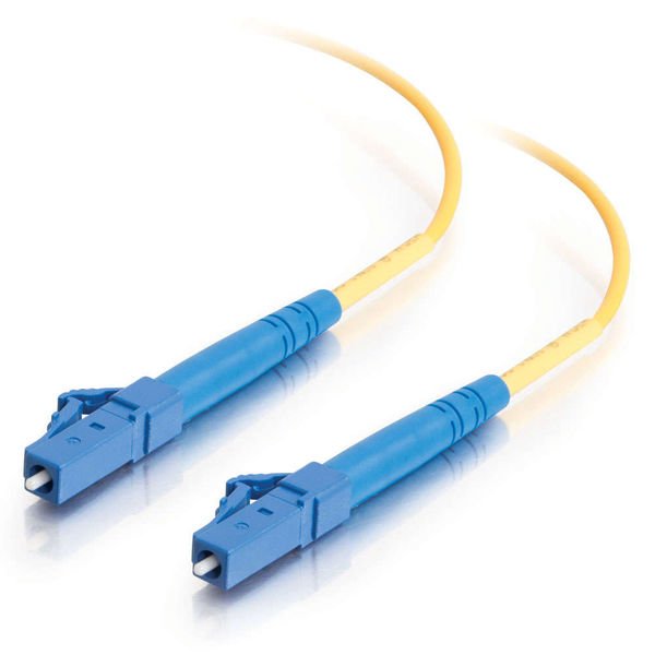 C2g Lc-Lc 9/125 Os1 Duplex Singlemode Pvc Fiber Optic Cable (Lszh) Cable De Interconexión Modo Simple Lc (M) A Modo Simple Lc (M) 1 M 1 M Fibra Óptica Impresión A Dos Caras 9/125 Micrones Os1 Sin Halógenos Amarillo