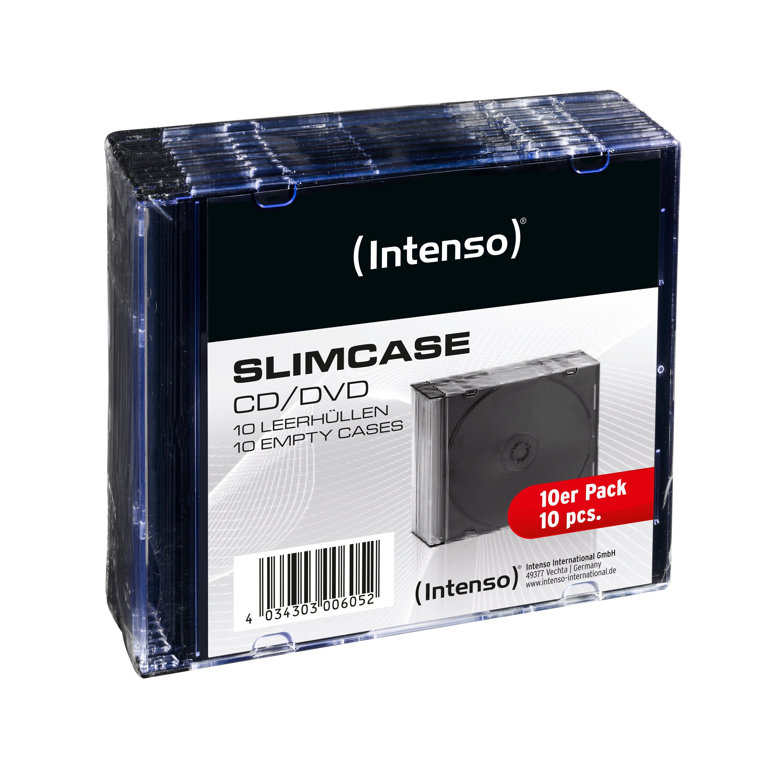 Intenso Recipiente Cd-Aufbewahrung (Paquete Con
