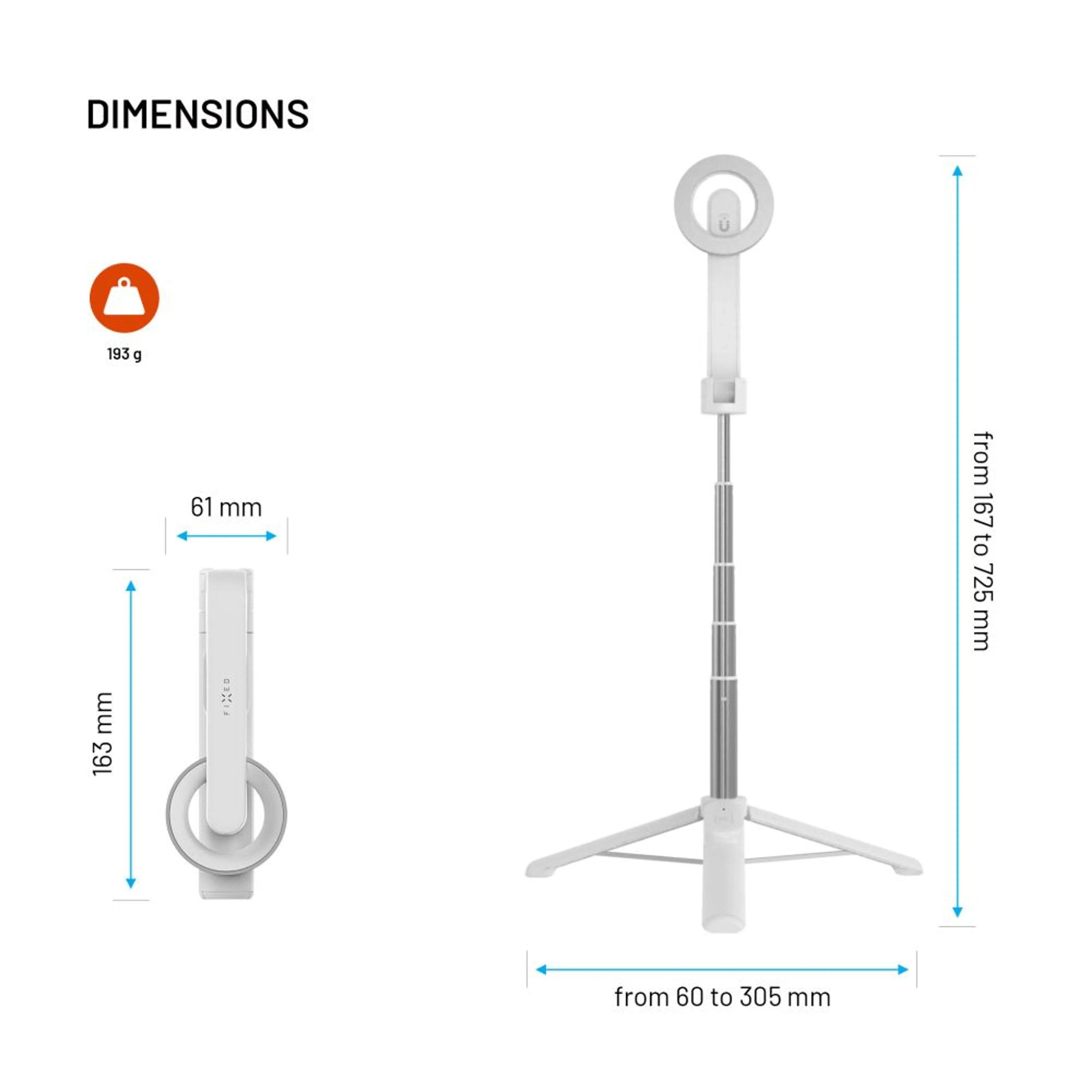 EAN 8591680157662 - FIXED FIXSN-M-WH soporte Soporte pasivo Teléfono móvil/smartphone Negro imagen 11