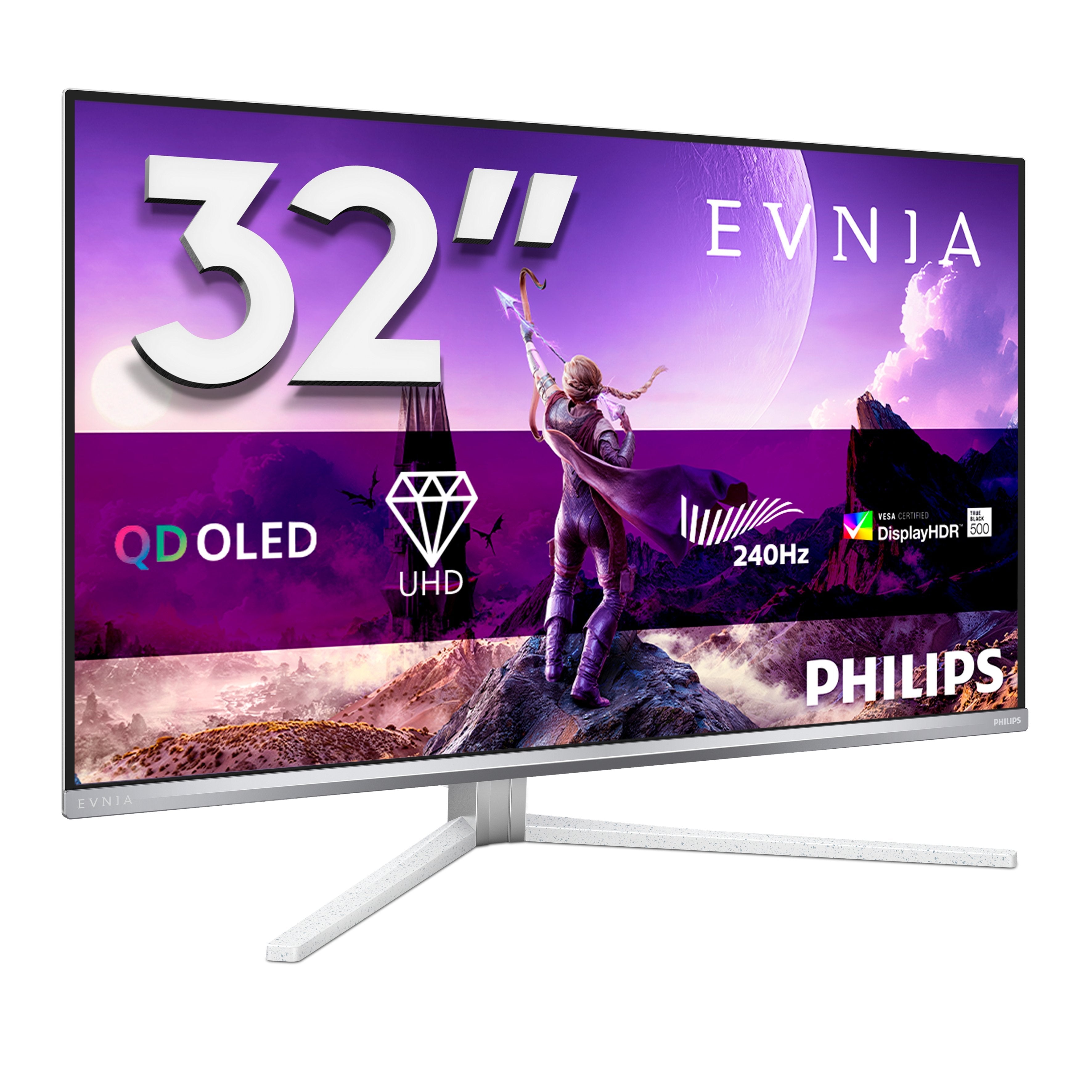 32m2n8900p/00 31 5' 16:9 Qd-Oled 240hz 3840x2160 Has 130mm   Hdmi X 2x 2.1 Dp X 1x 2.1 Usb-C 3.2 Gen2 (Hbr3) 