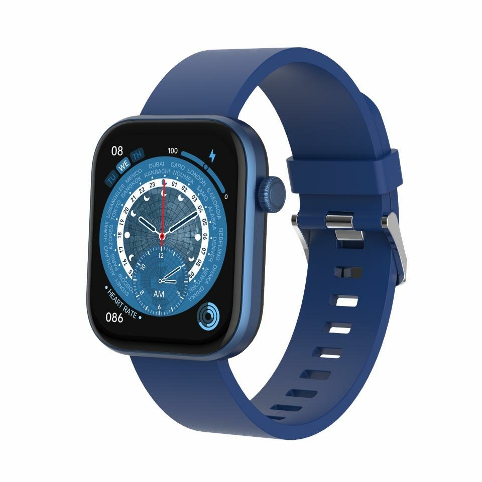 Smartwatch  Denver Sw-185  1,85" Fc Pa Os Ip67 Azul