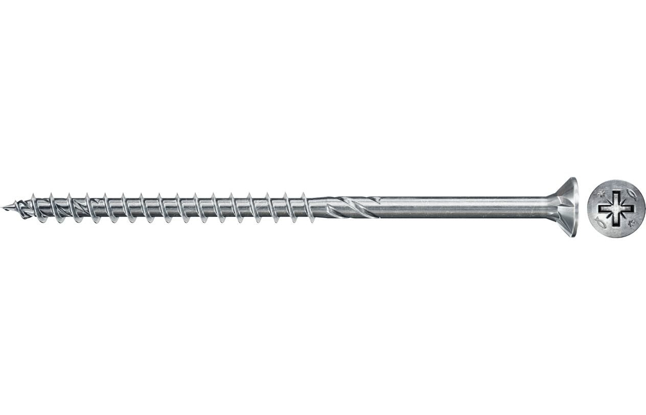 Fischer Fixtainer Powerfast Ii Cabeza Avellanada Pz, Juego De Tornillos 702 Piezas, Rosca Parcial Y Total, Galvanizado 562277