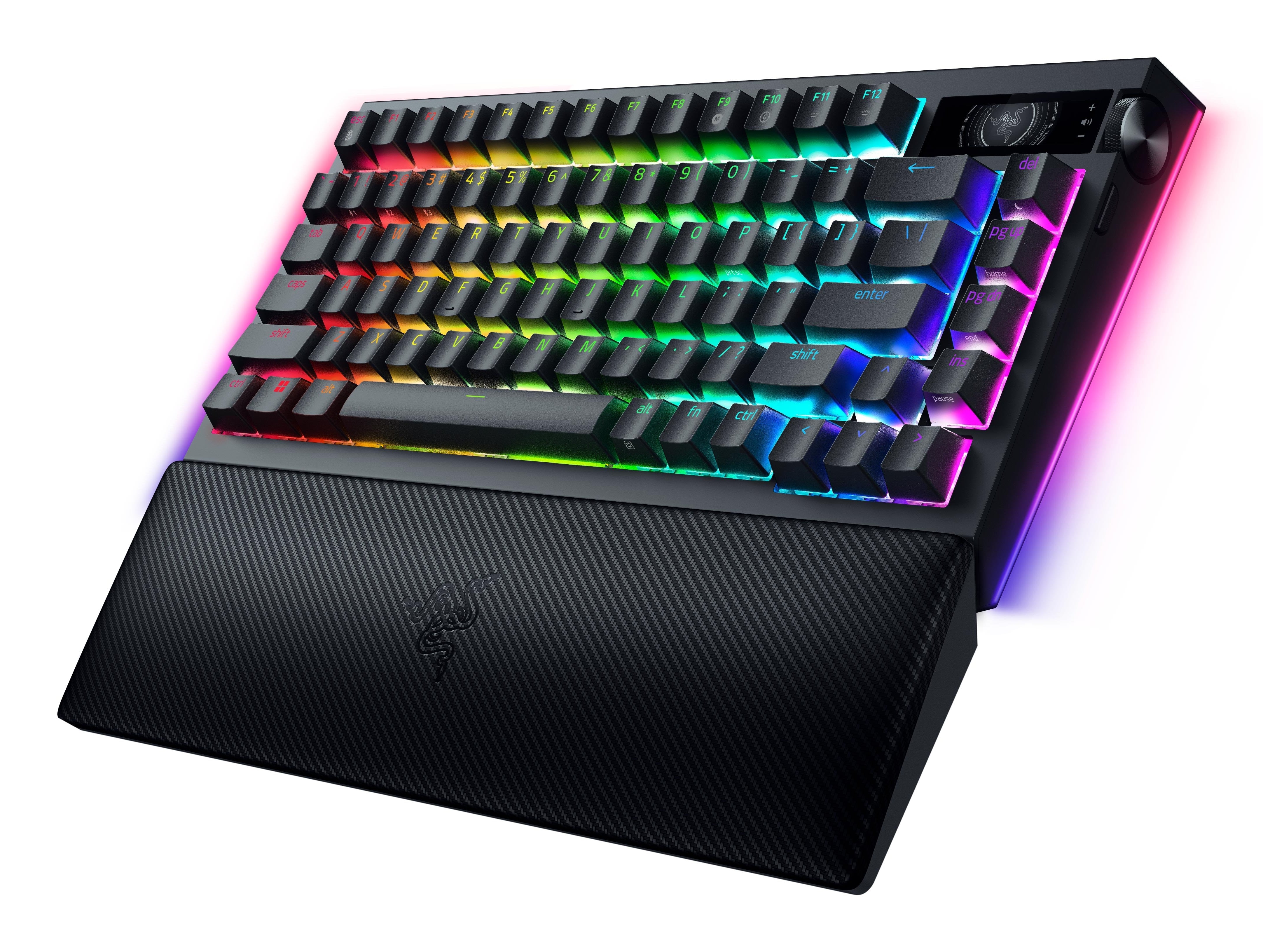 Razer Blackwidow V4 Pro 75% Mechanical Gaming Keyboard, Us Layout, Wireless, Black
