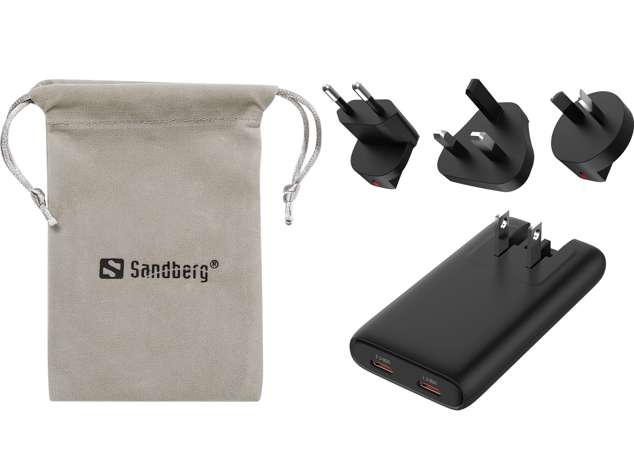 4in1 Travelcharger 65w Black
